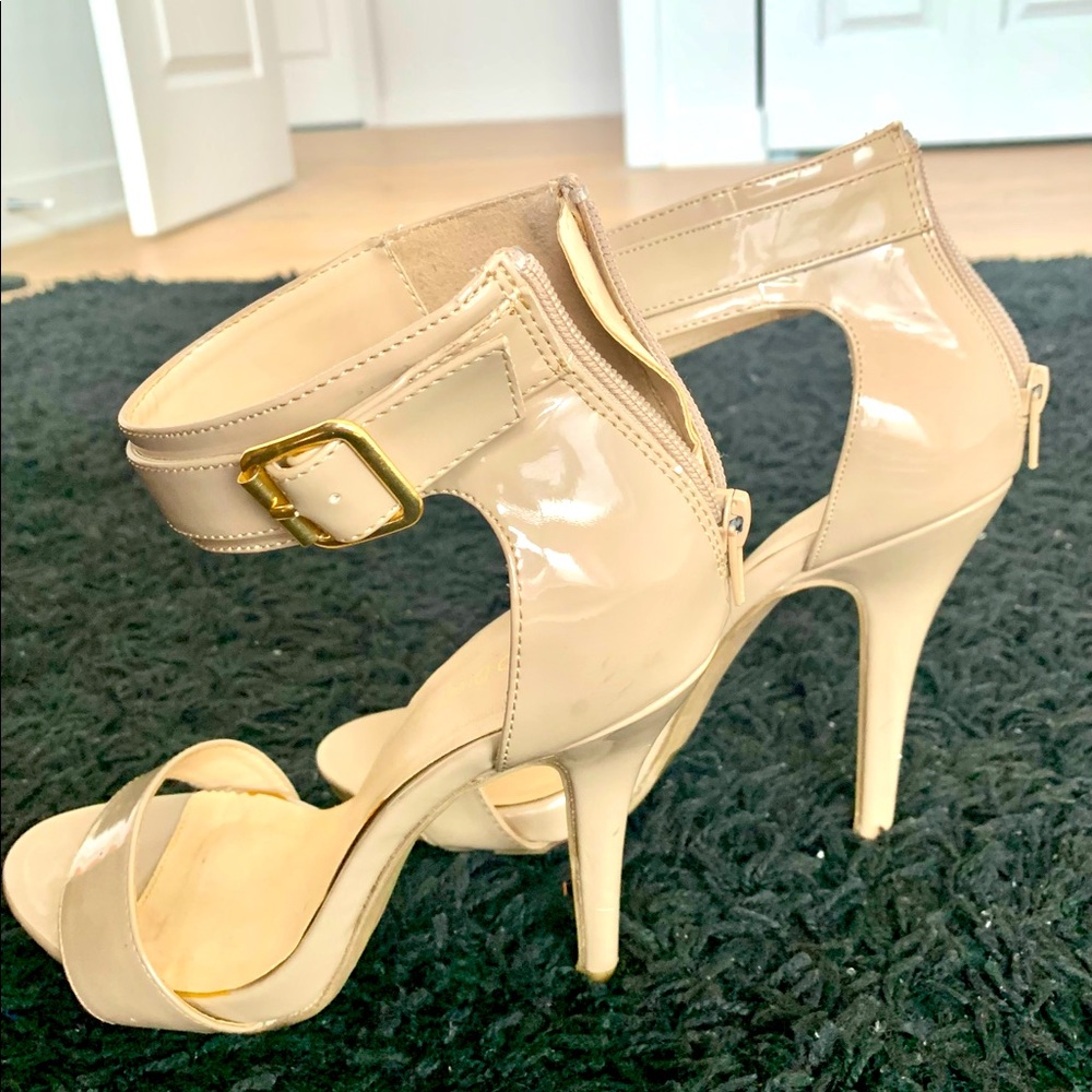 Nude stiletto heels!